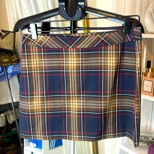 Steve Madden Plaid Mini Skirt NWOT